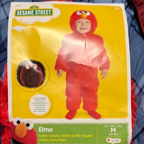 NWT Disguise unisex-Costumes Sesame Street Light Up Elmo - Picture 5 of 5